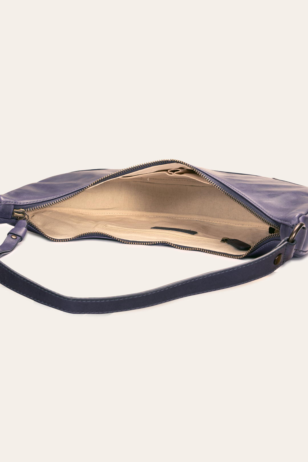 Frye Melissa Crescent Hobo in Eggplant Eggplant
