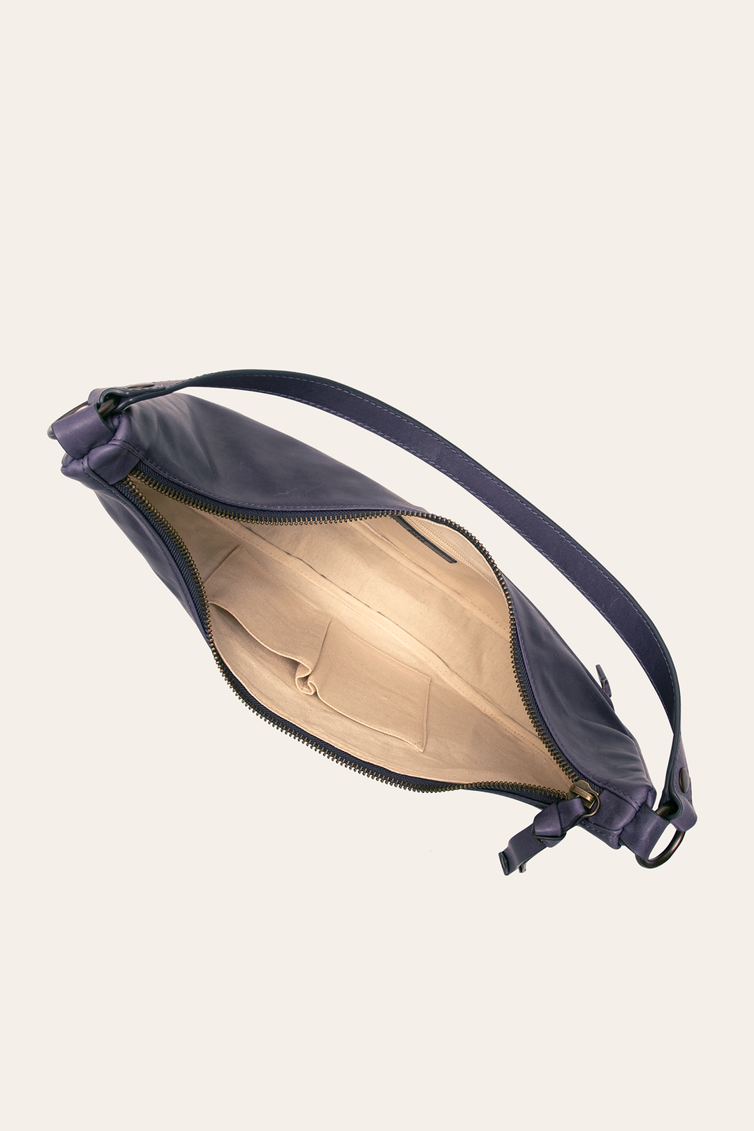 Frye Melissa Crescent Hobo in Eggplant Eggplant