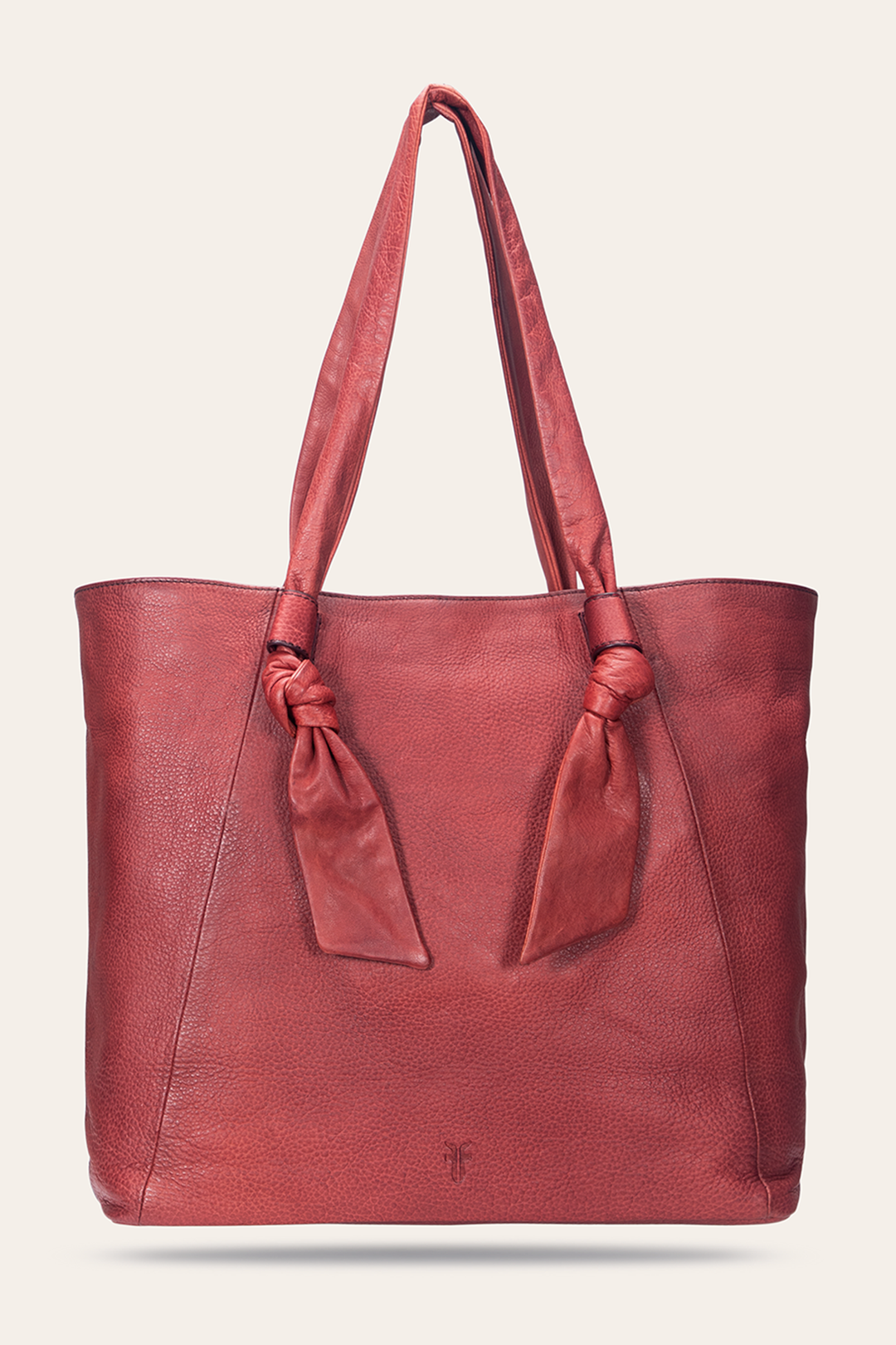 Frye Nora Knotted Tote in Burgundy Burgundy