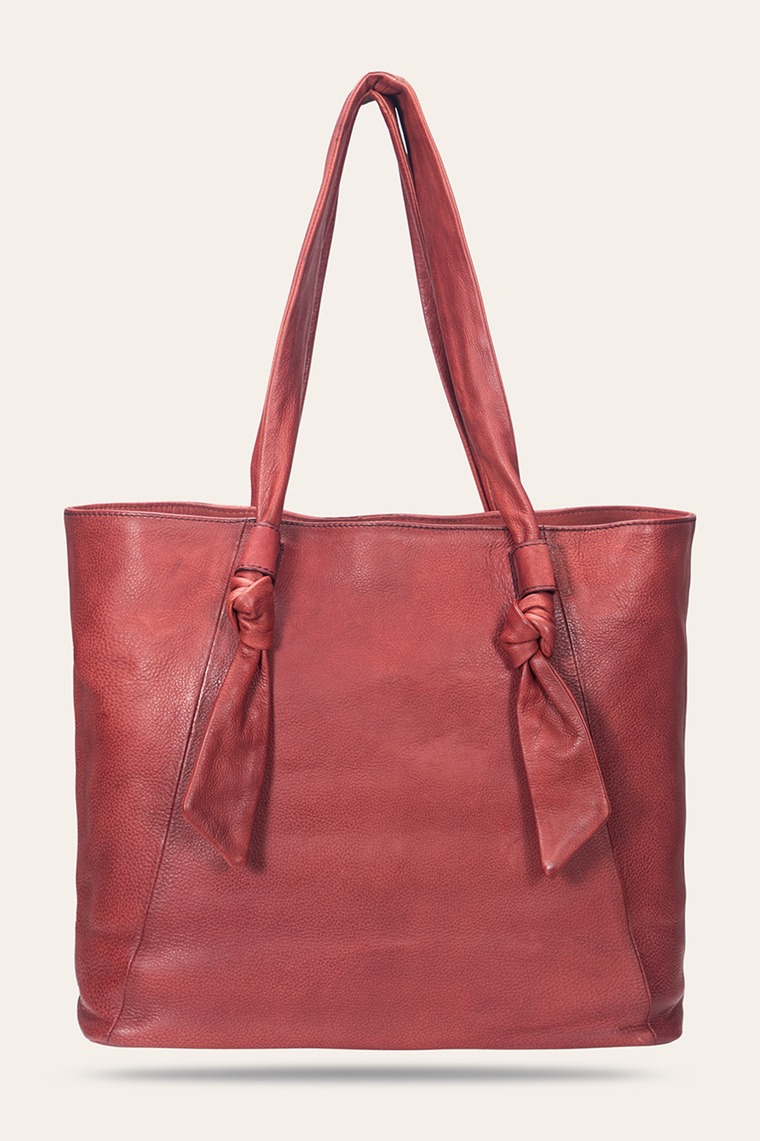 Frye Nora Knotted Tote in Burgundy Burgundy