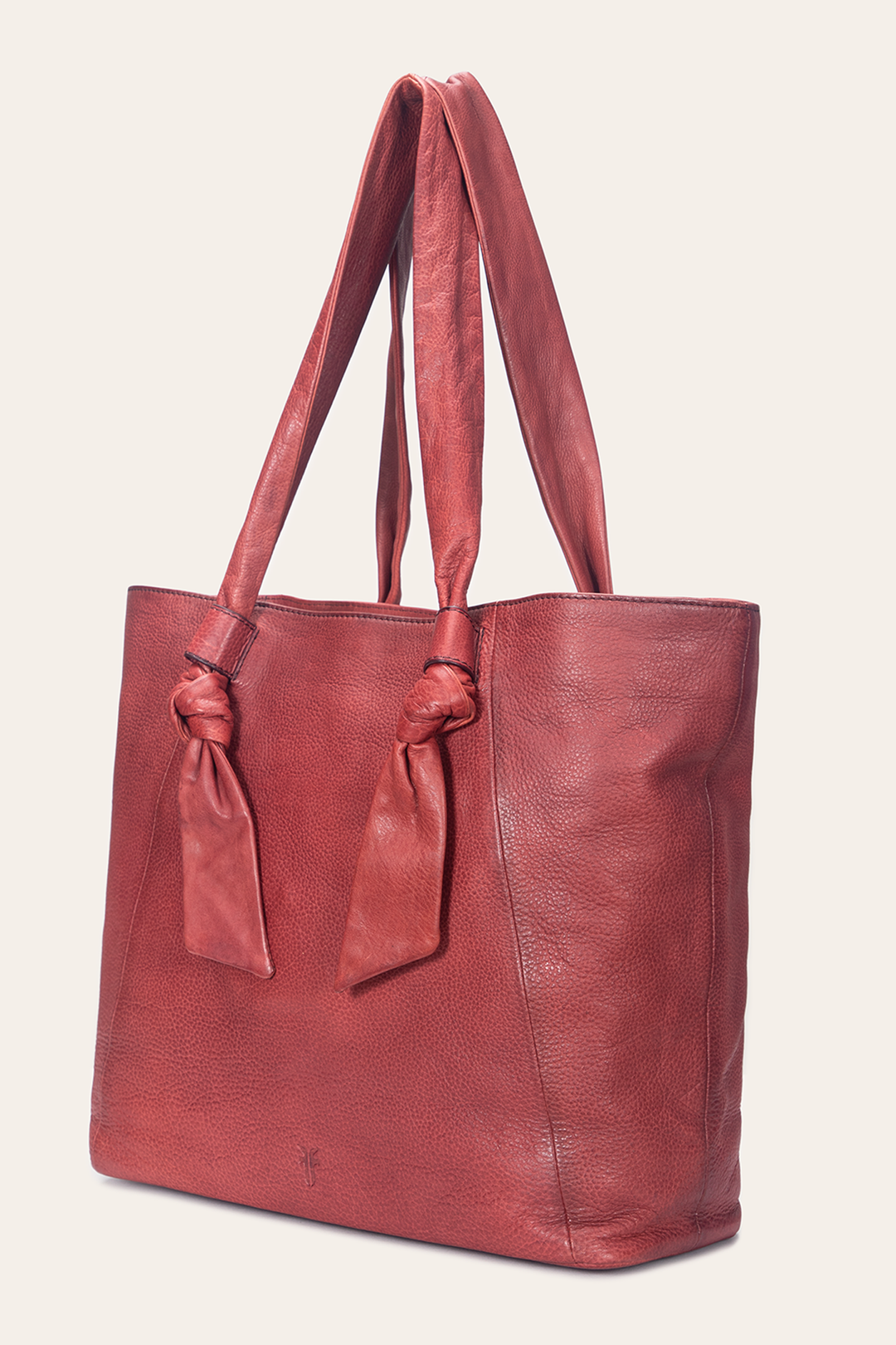 Frye Nora Knotted Tote in Burgundy Burgundy