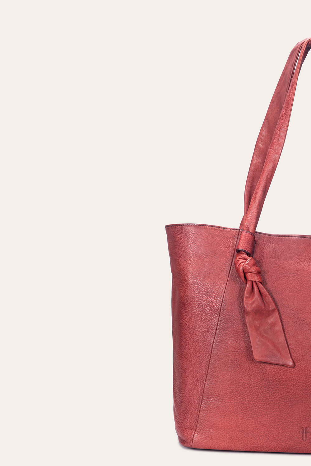 Frye Nora Knotted Tote in Burgundy Burgundy