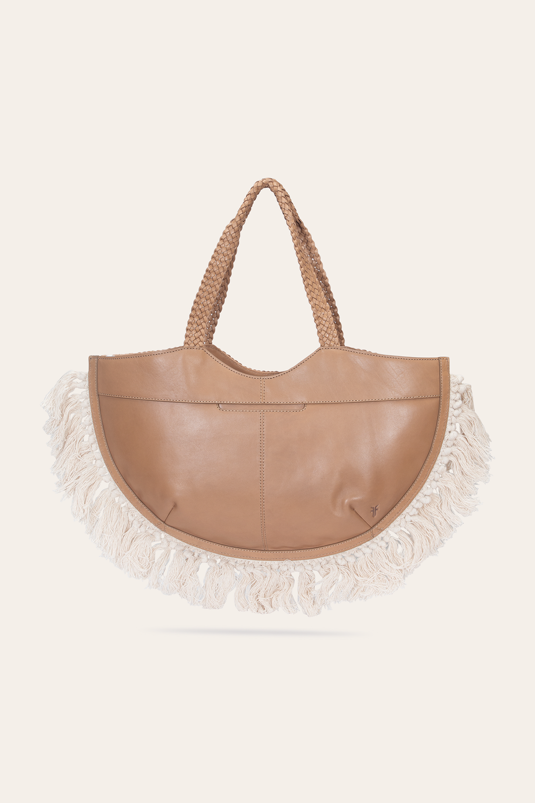 Frye Women's Ella Tassel Tote Bag in Beige Beige