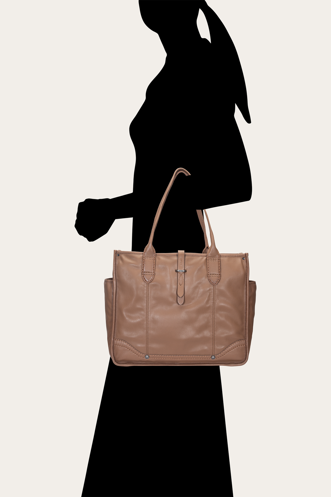 Frye Women's Campus Tote Bag (Beige) Beige