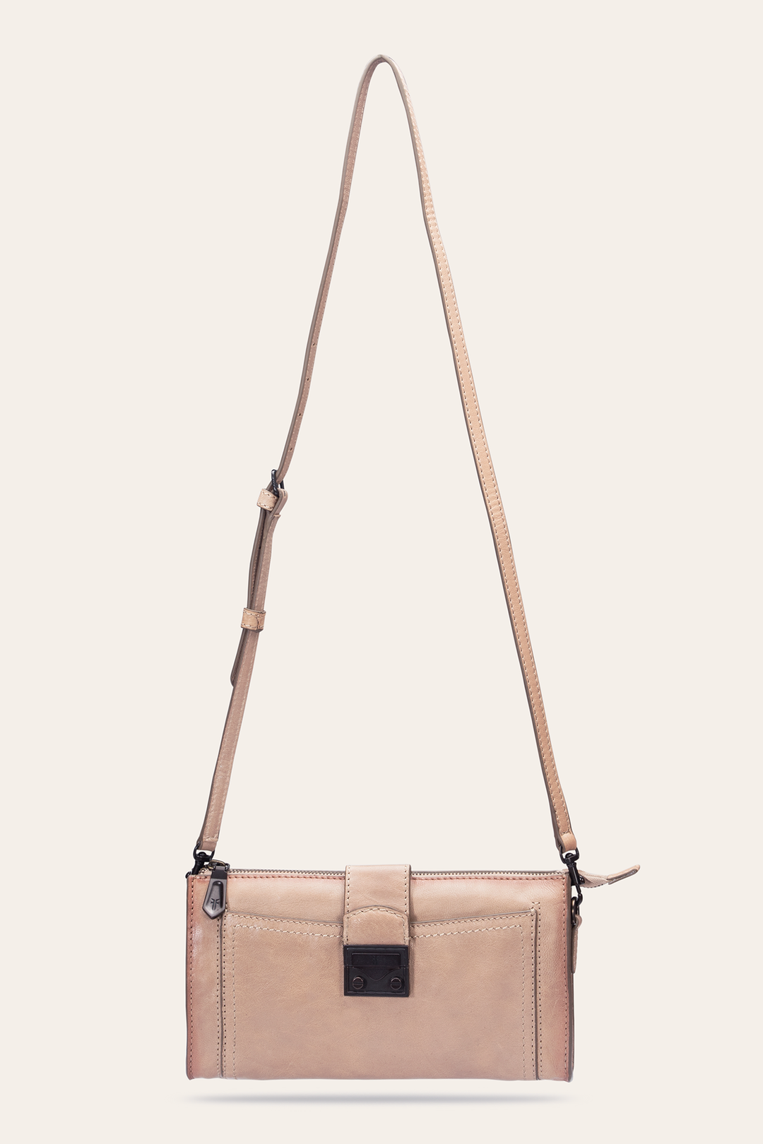 Frye Alex Nude Crossbody Clutch Nude