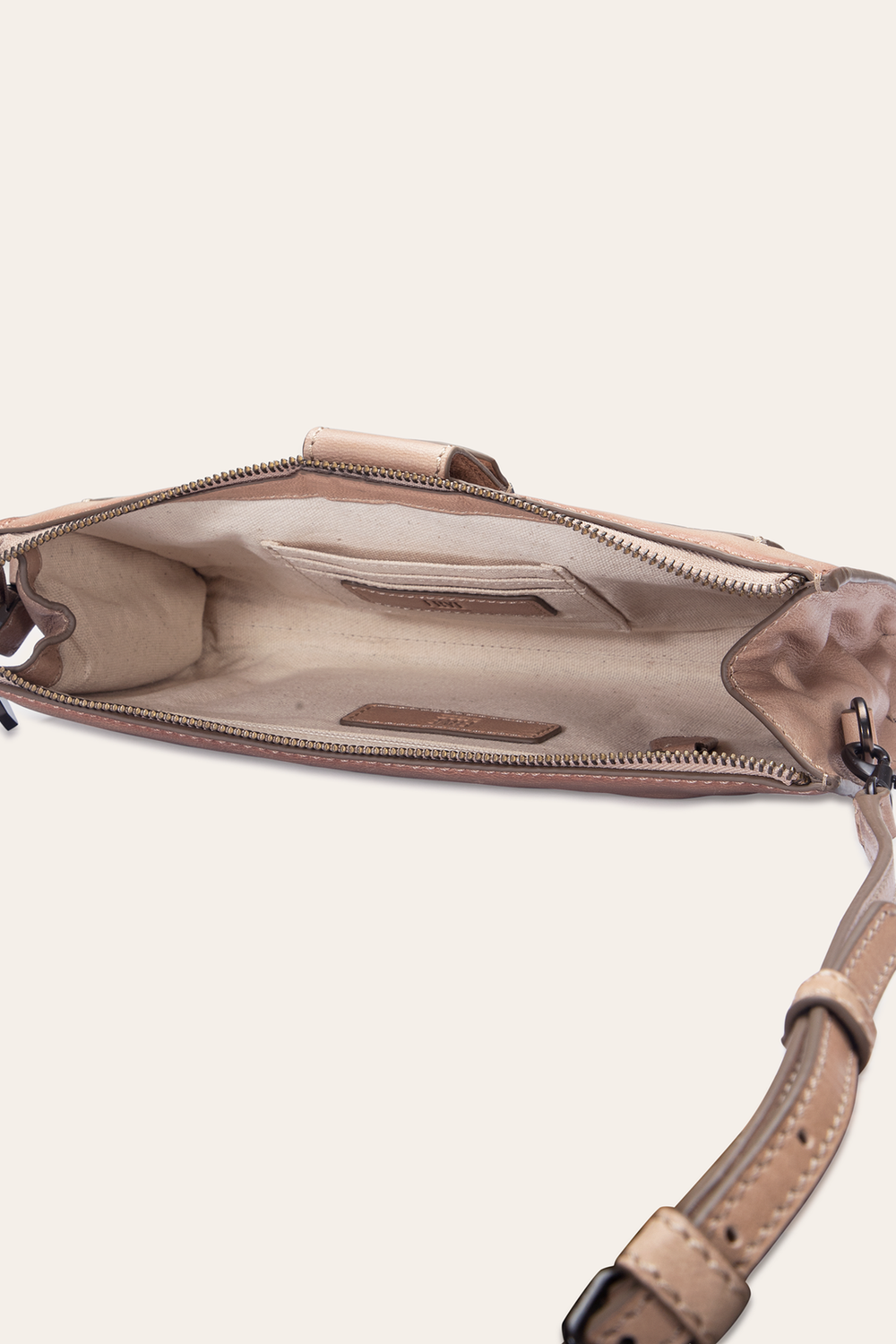 Frye Alex Nude Crossbody Clutch Nude
