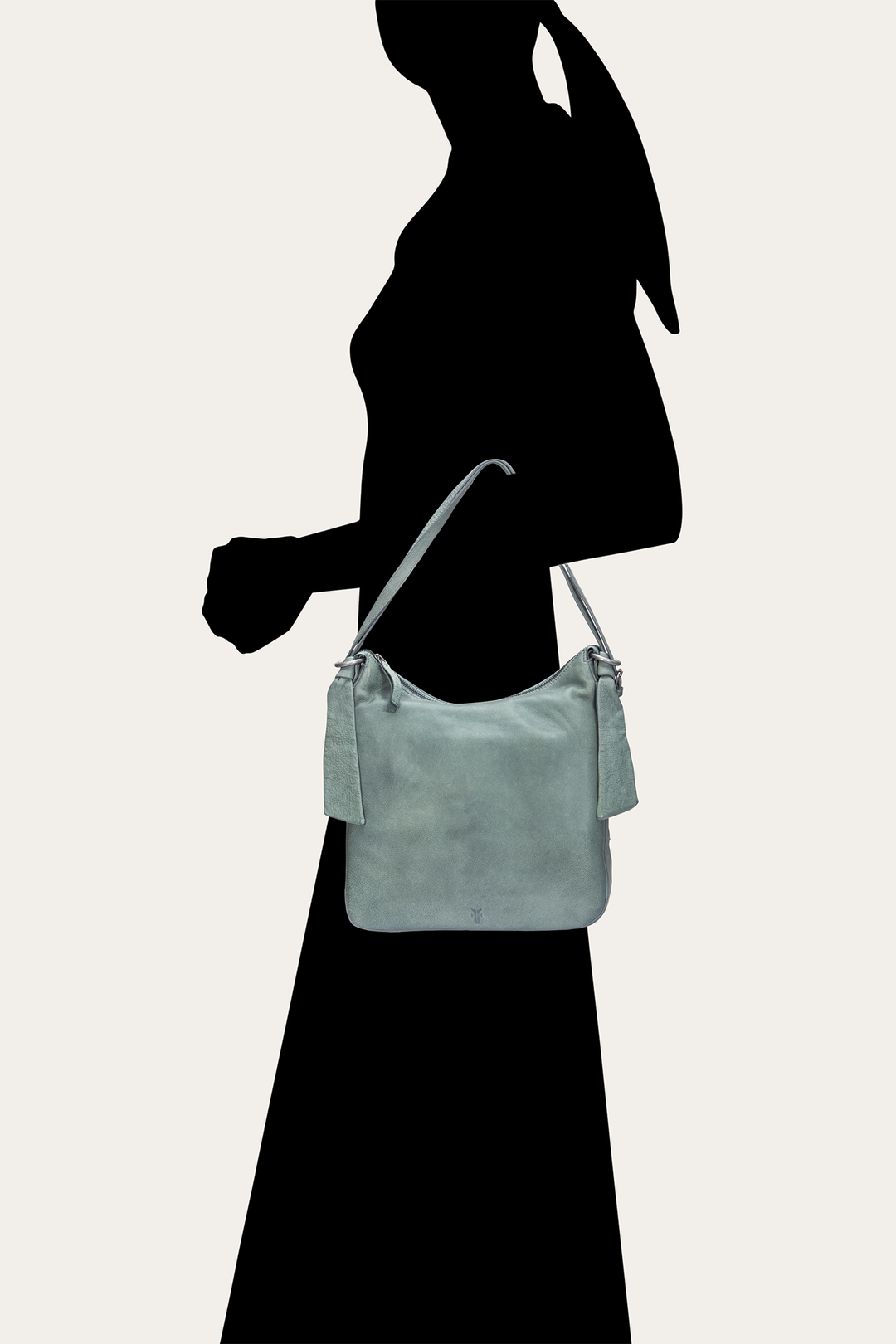Frye Nora Sky Blue Backpack Hobo Sky Blue