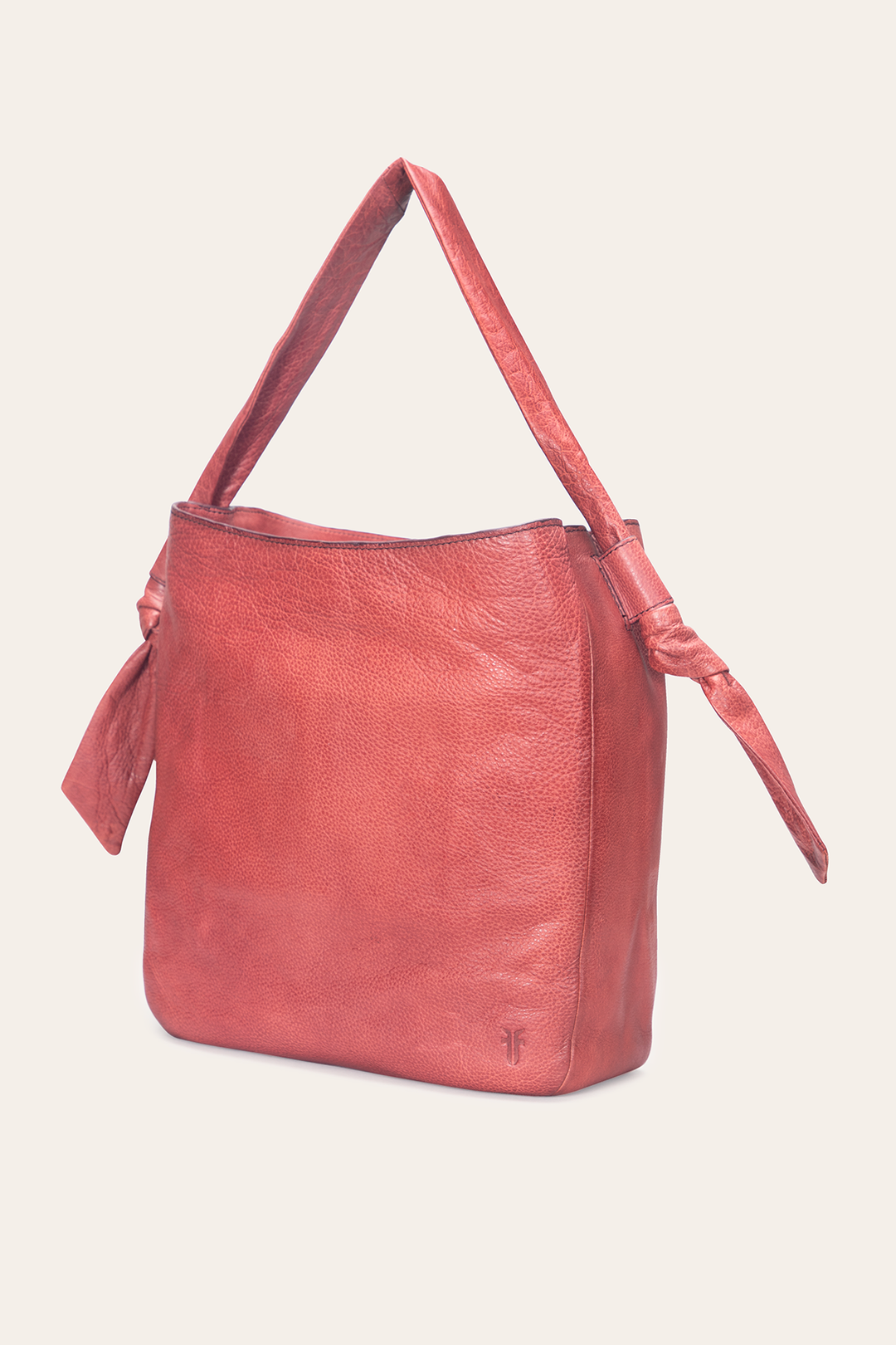Frye Nora Knotted Hobo in Burgundy Burgundy