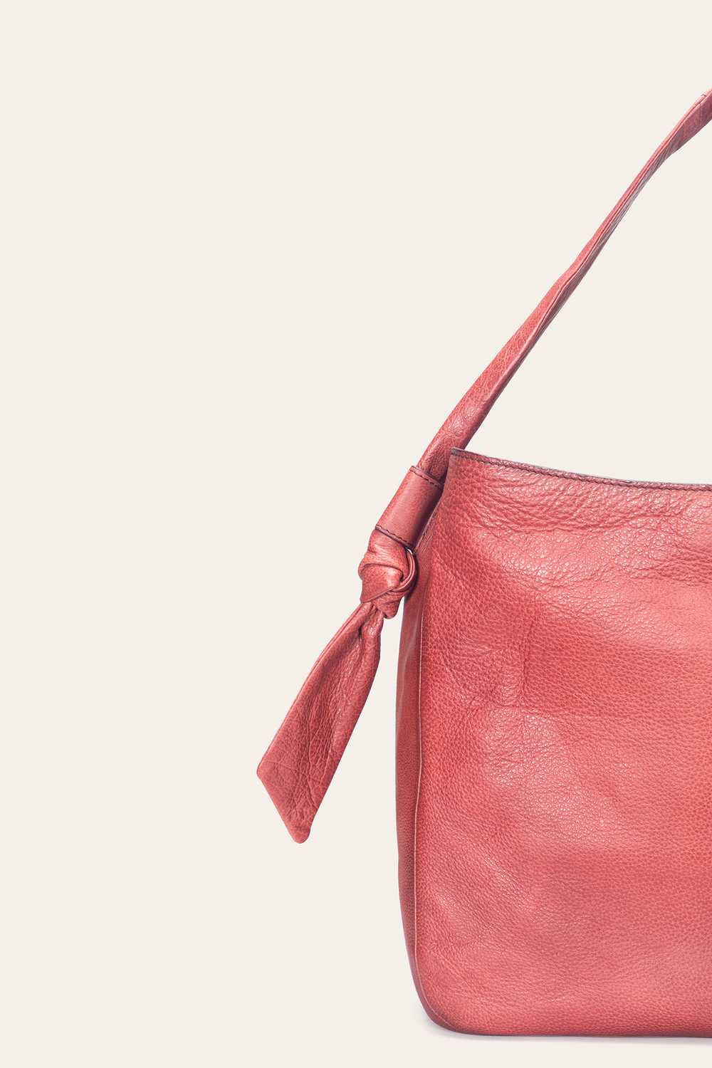 Frye Nora Knotted Hobo in Burgundy Burgundy