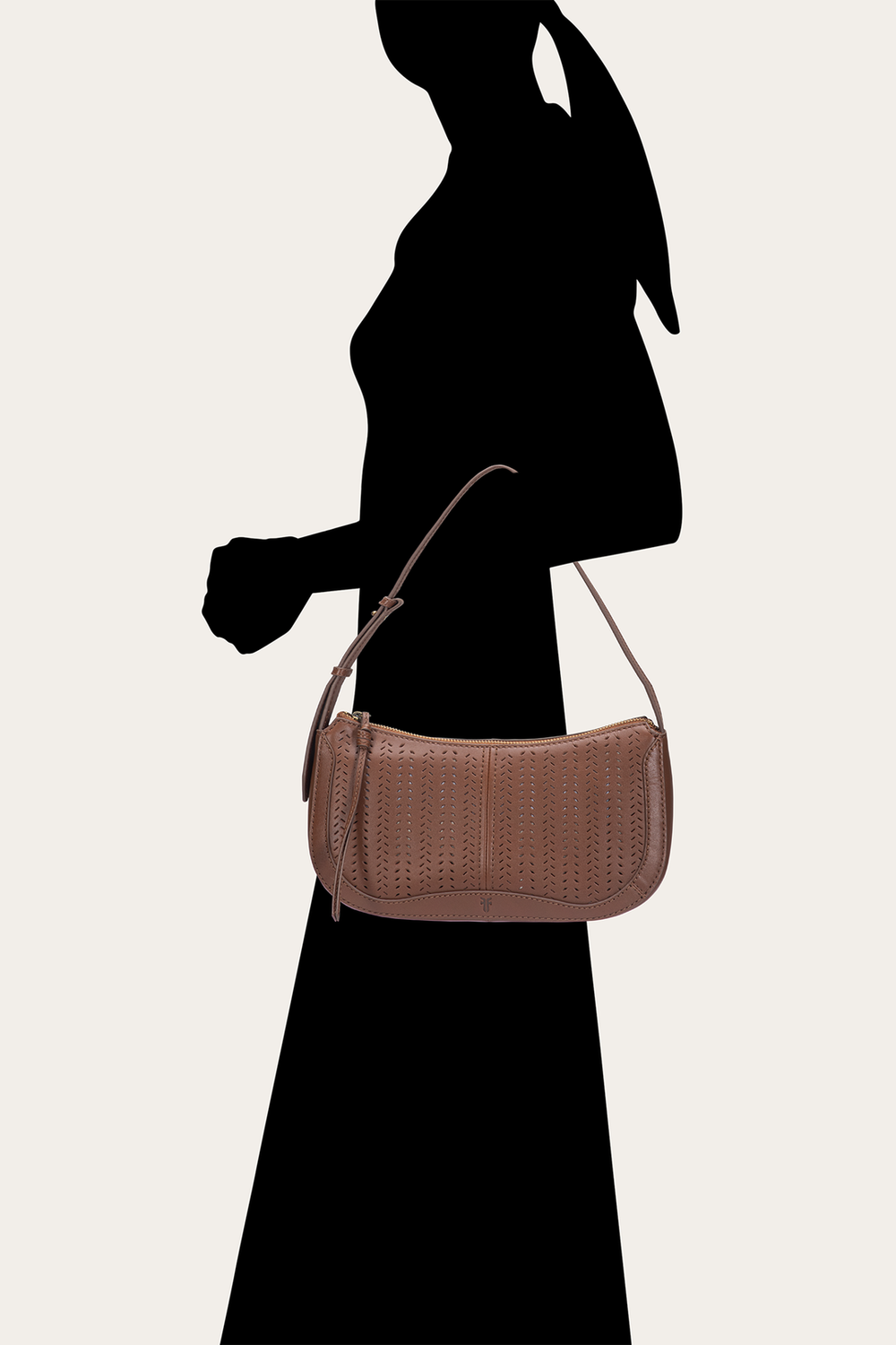 Frye Stella Baguette in Cognac Cognac
