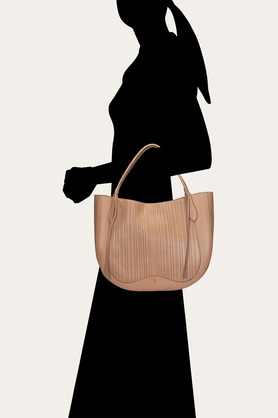 Frye Stella Beige Tote Beige