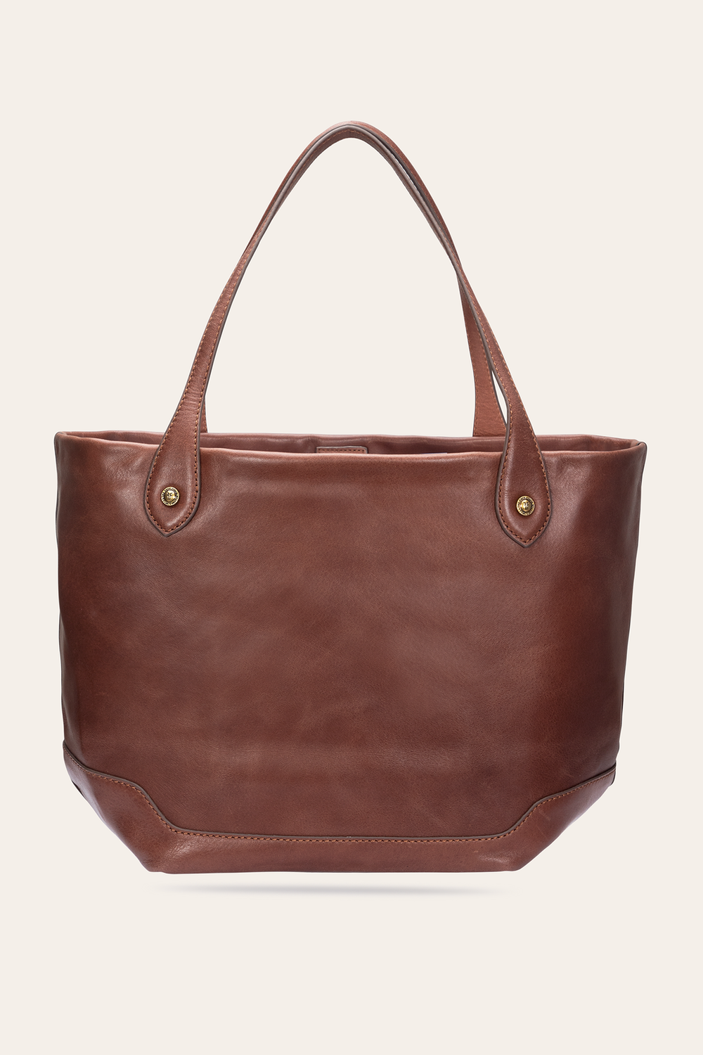 Frye Kenzie Unlined Cognac Tote Cognac