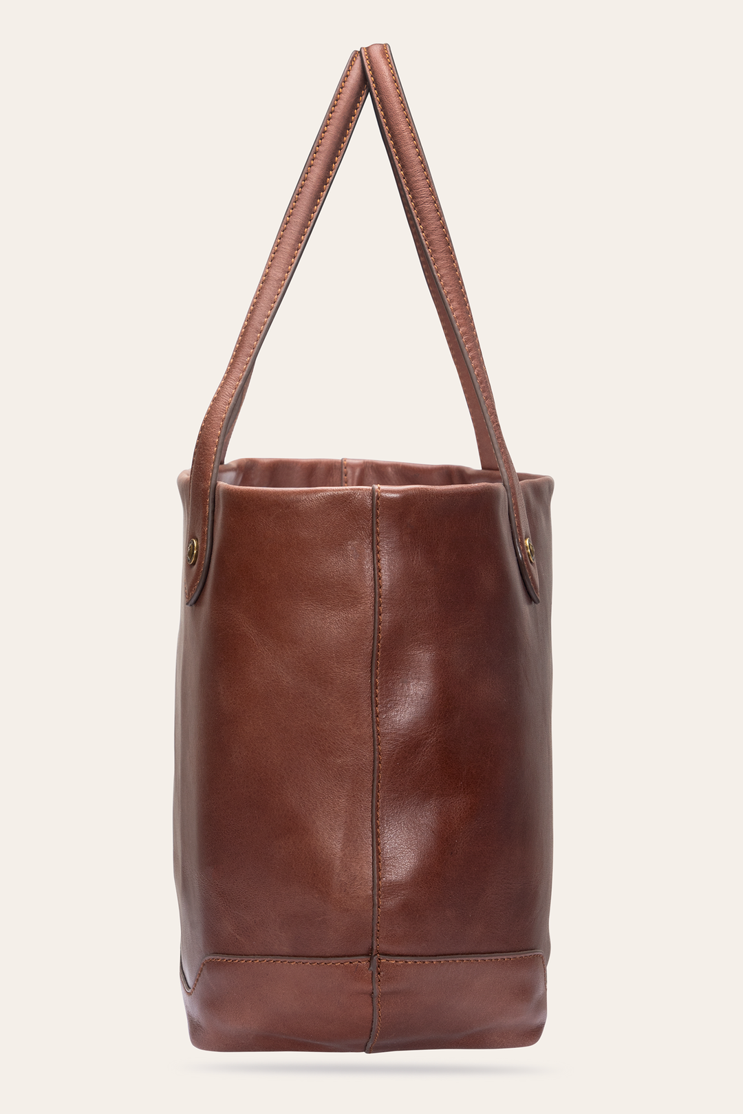 Frye Kenzie Unlined Cognac Tote Cognac