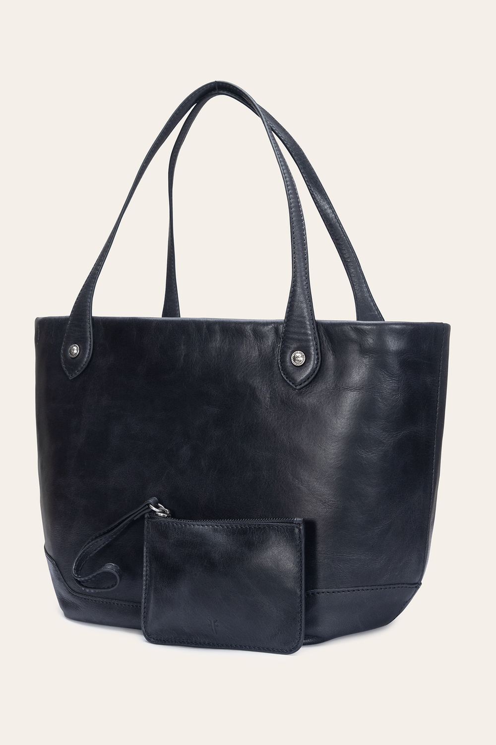 Frye Kenzie Unlined Black Tote Black