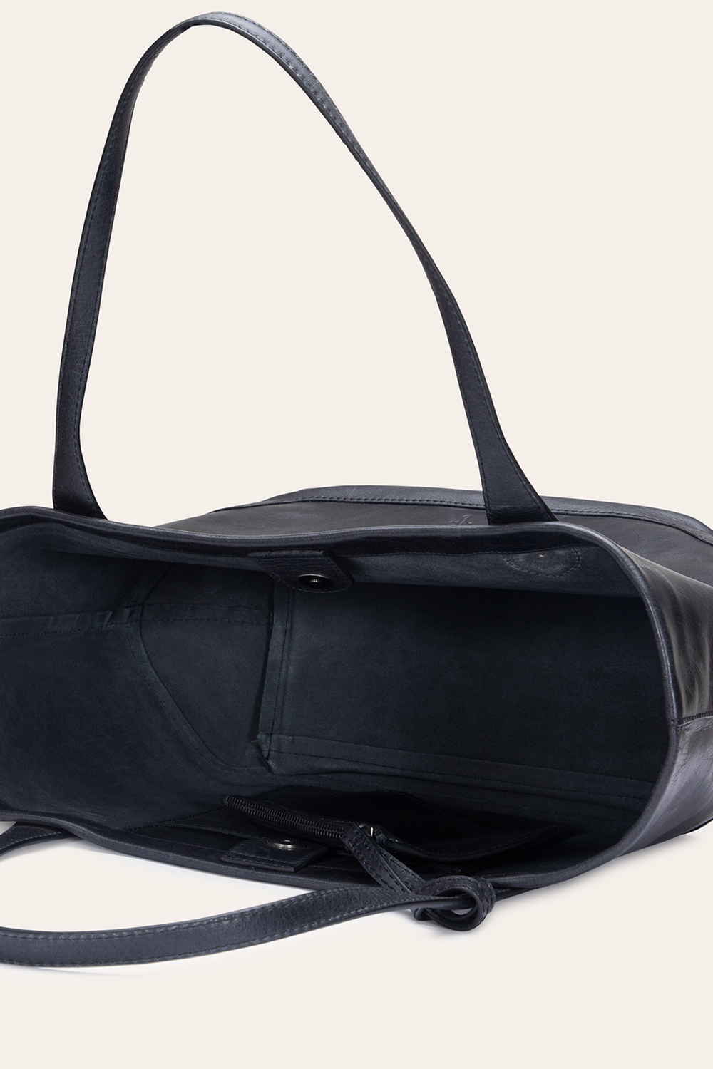Frye Kenzie Unlined Black Tote Black