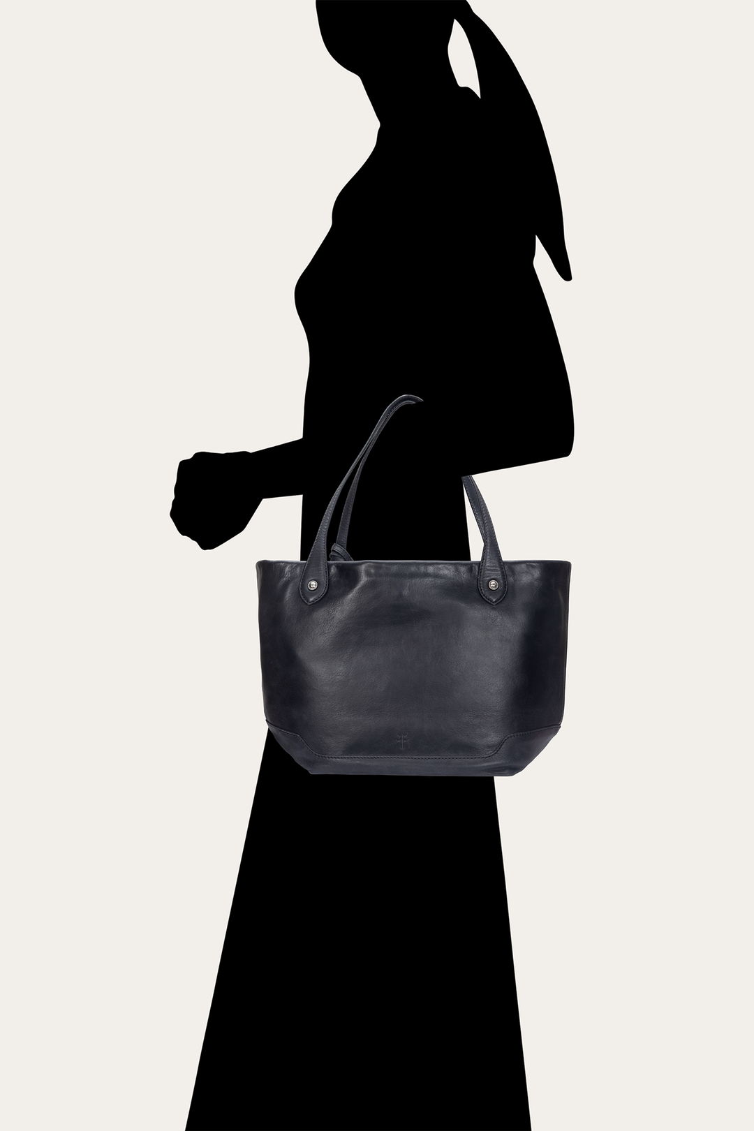Frye Kenzie Unlined Black Tote Black