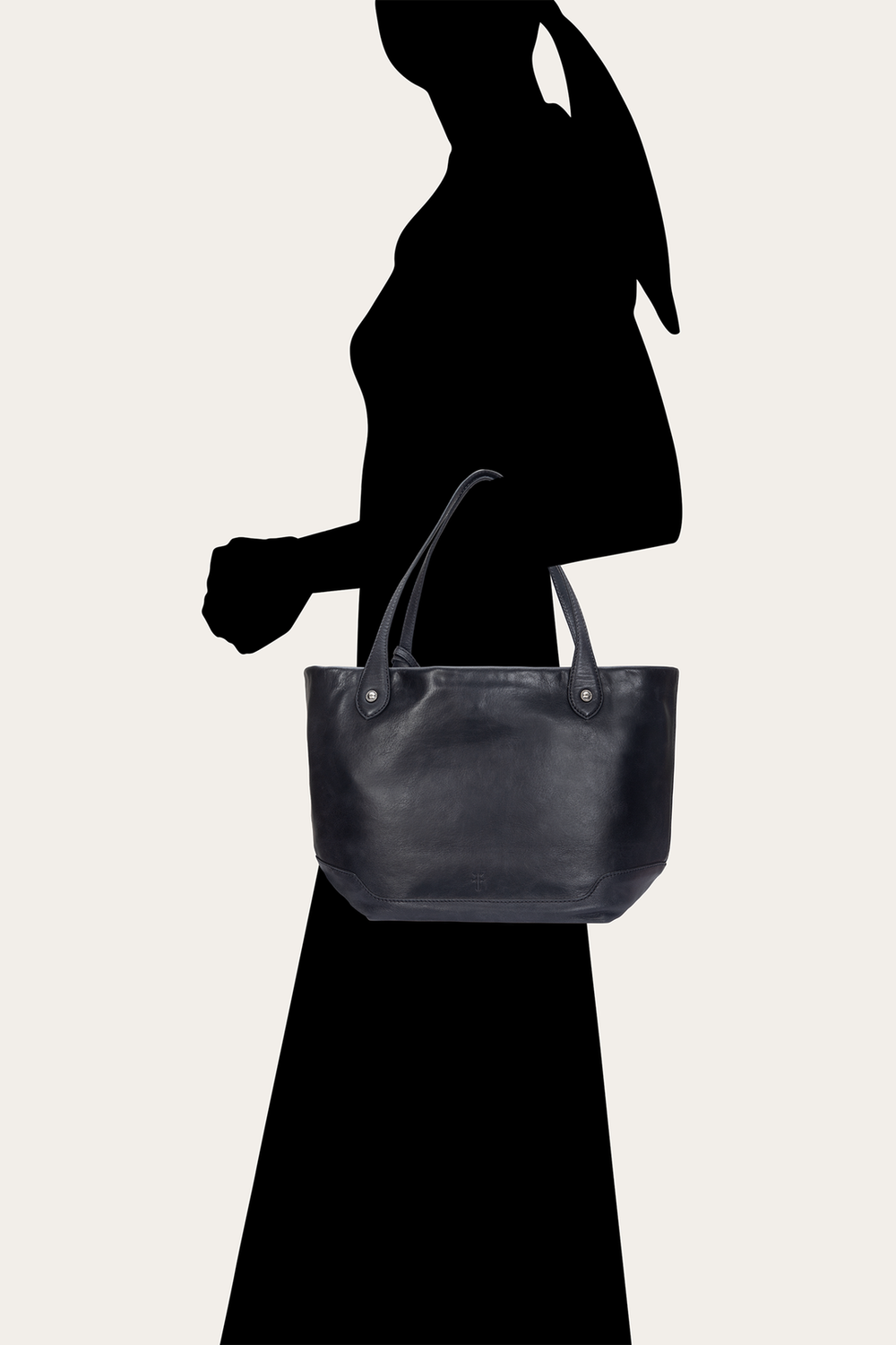 Frye Kenzie Unlined Black Tote Black