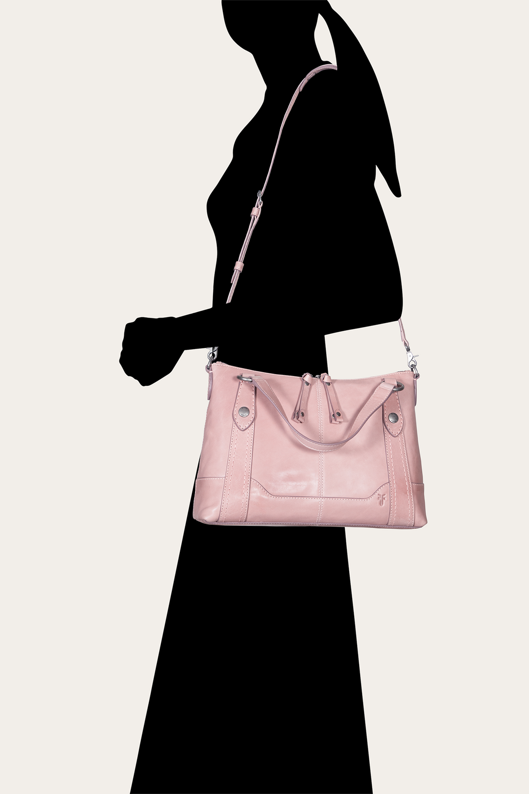 Frye Melissa Woodrose Medium Satchel Woodrose
