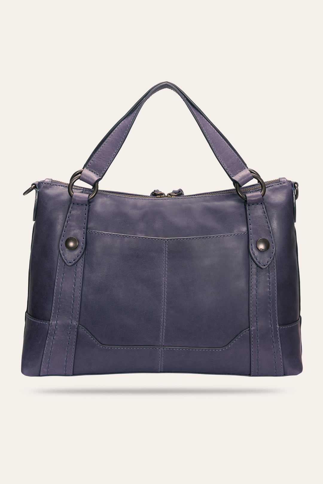 Frye Melissa Eggplant Medium Satchel Eggplant
