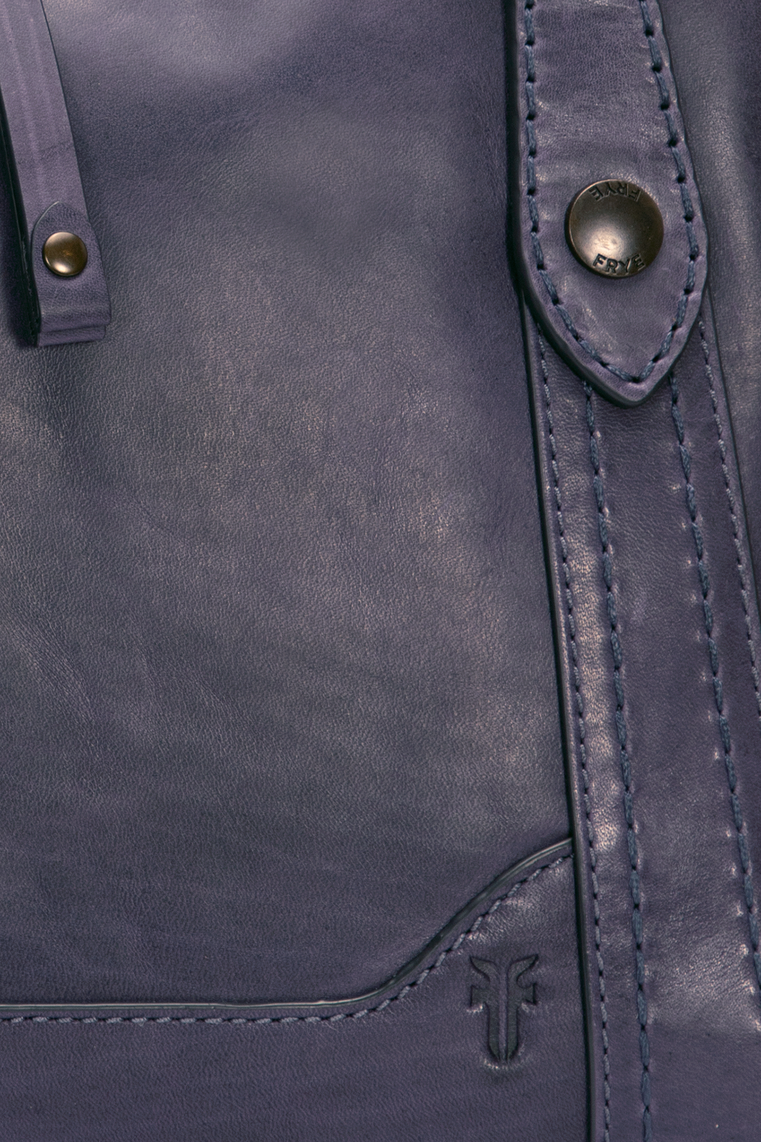 Frye Melissa Eggplant Medium Satchel Eggplant