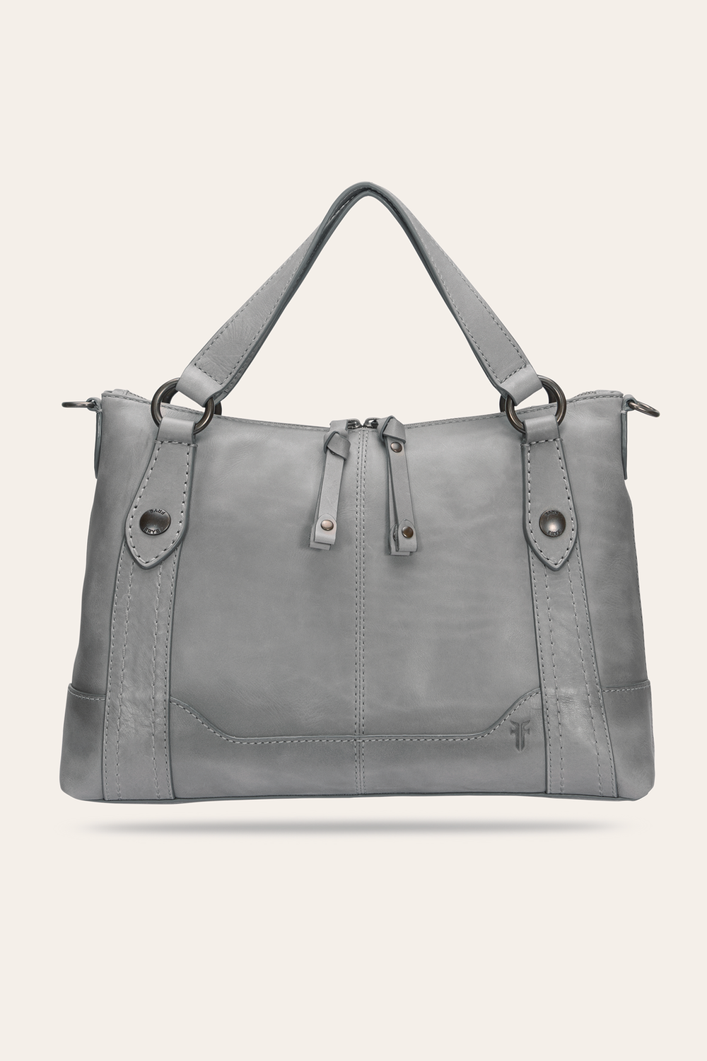 Frye Melissa Medium Satchel in Shadow Shadow
