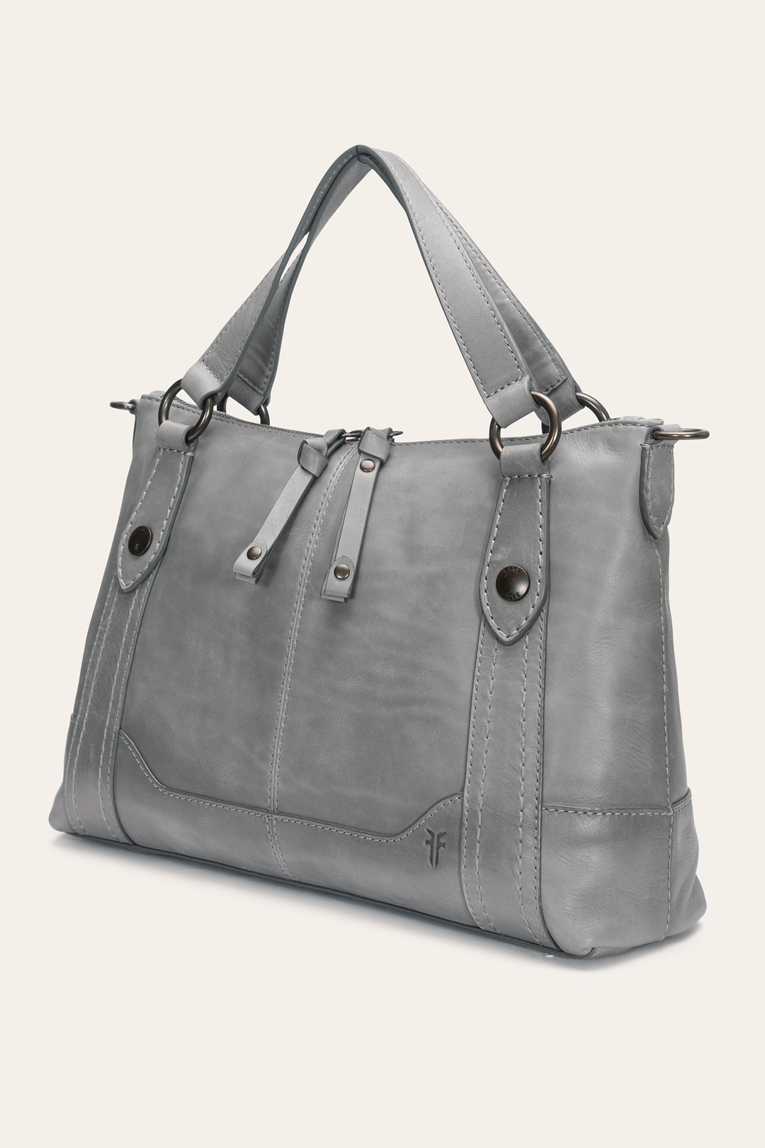 Frye Melissa Medium Satchel in Shadow Shadow