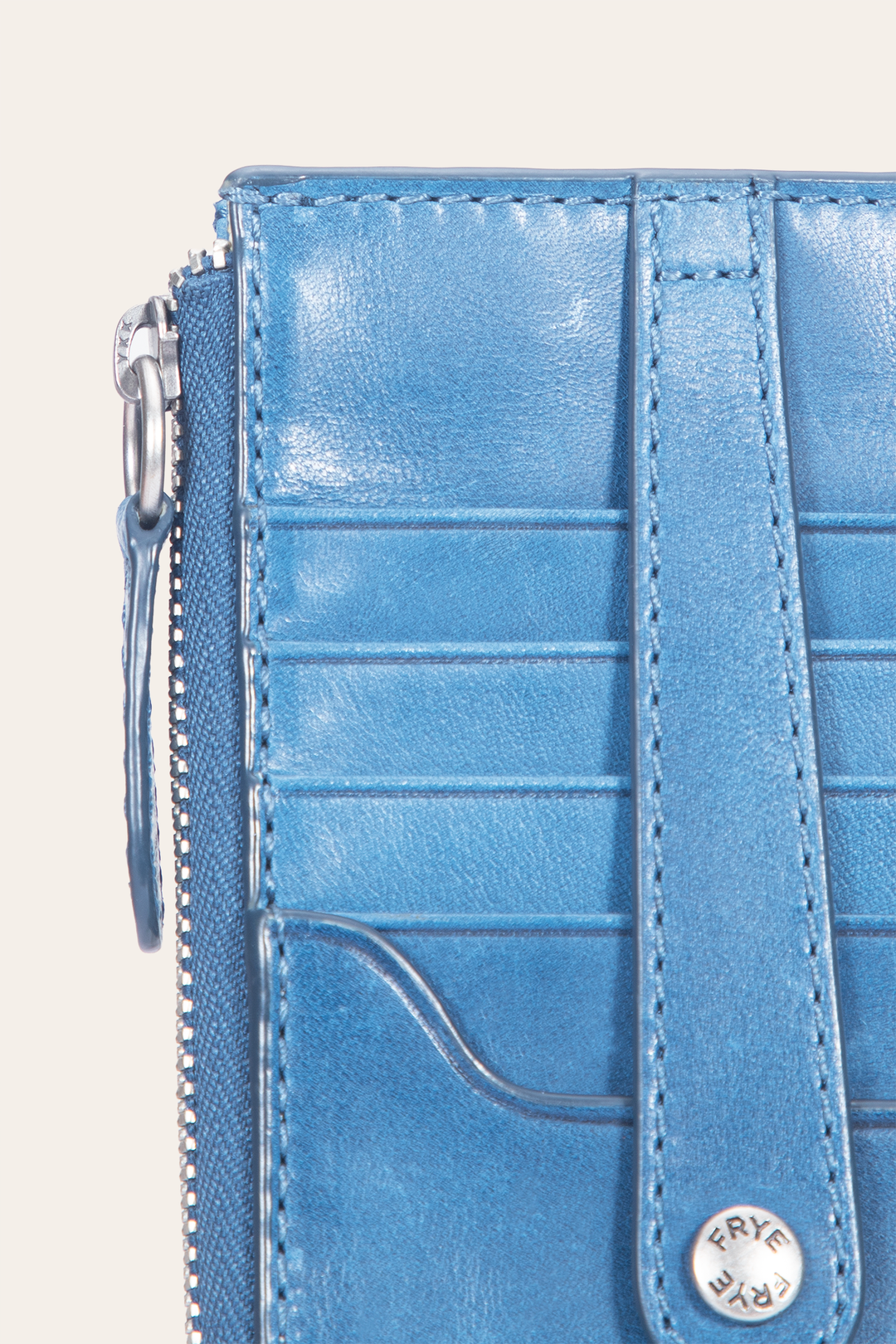 Frye Women's Melissa Snap Card Wallet Ink