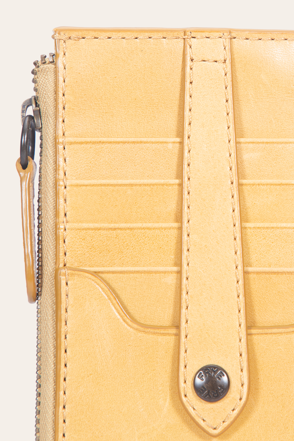 Frye Women's Melissa Snap Card Wallet Mustard