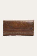 Frye Melissa Dark Brown Wallet Dark Brown