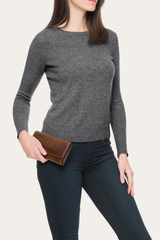 Frye Melissa Dark Brown Wallet Dark Brown