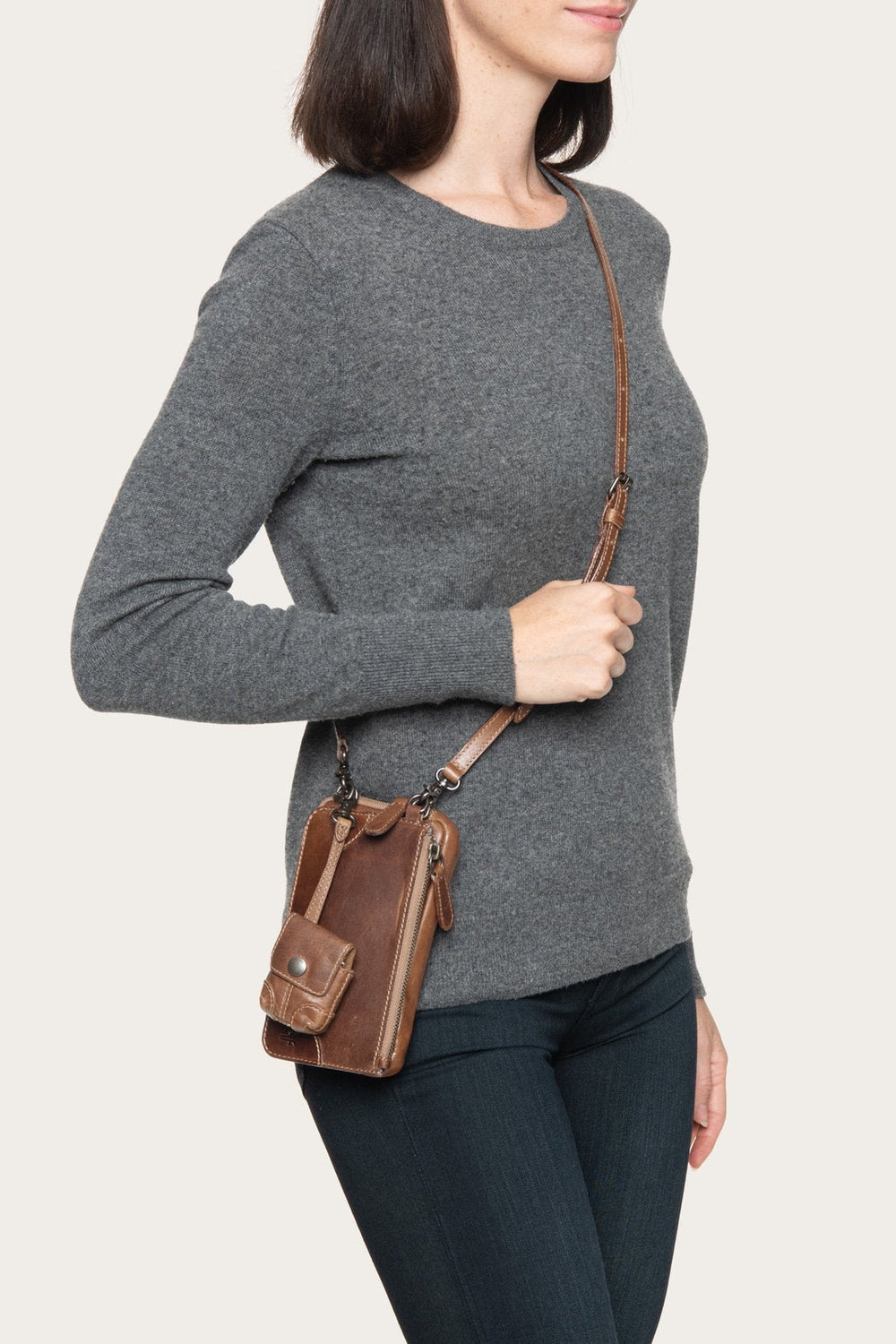 Frye Melissa Cognac 3 In 1 Crossbody Cognac