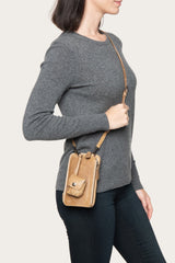 Frye Melissa Beige 3 In 1 Crossbody Beige