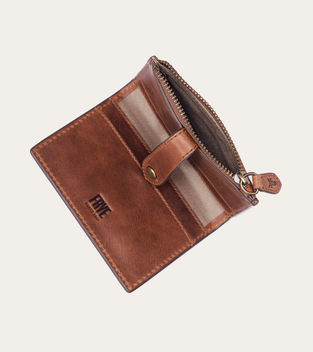 Frye Melissa Cognac Coin Purse Cognac