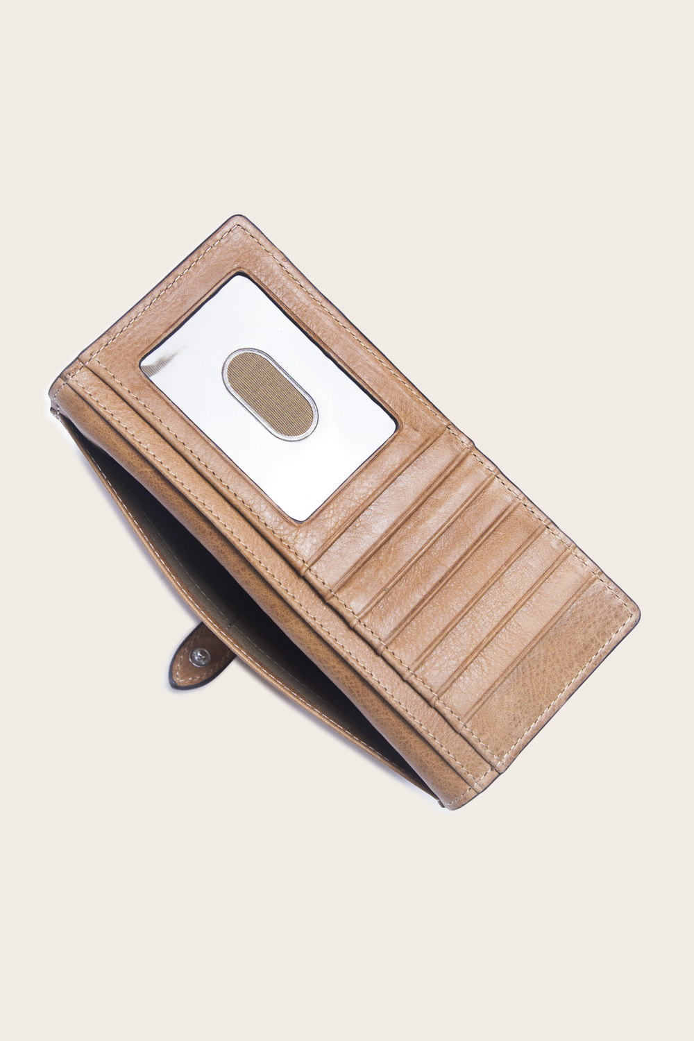 Frye Reed Slim Wallet in Tan Tan
