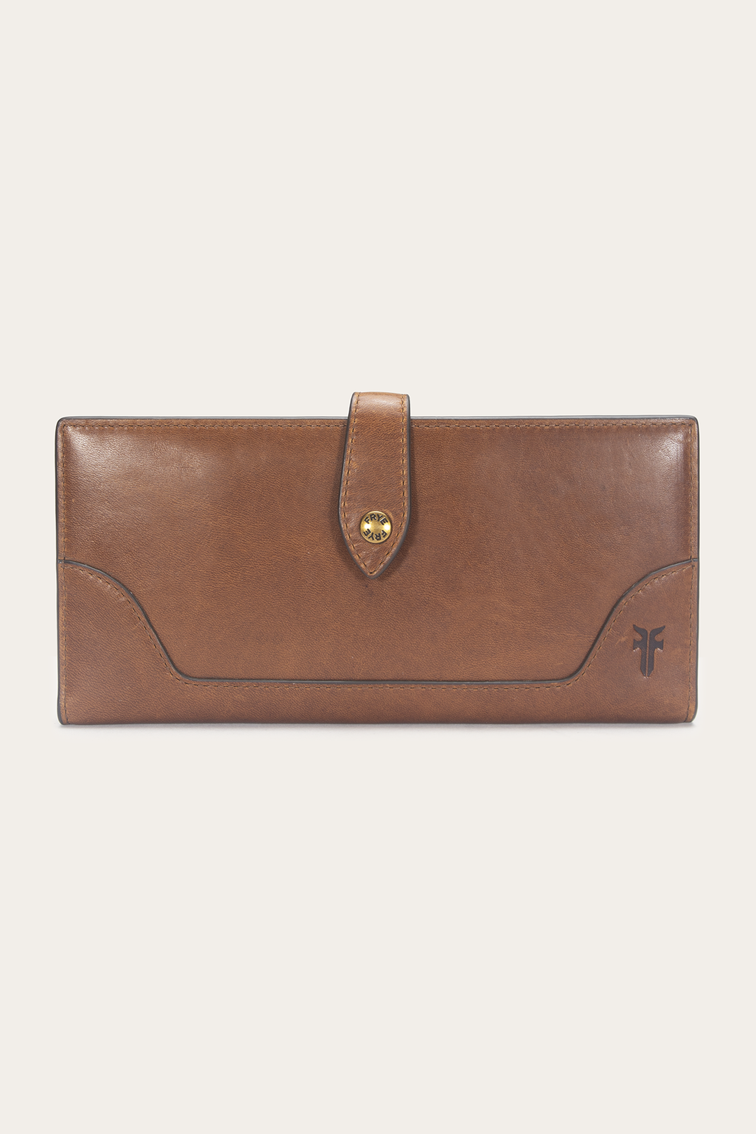 Frye Melissa Slim Wallet Cognac