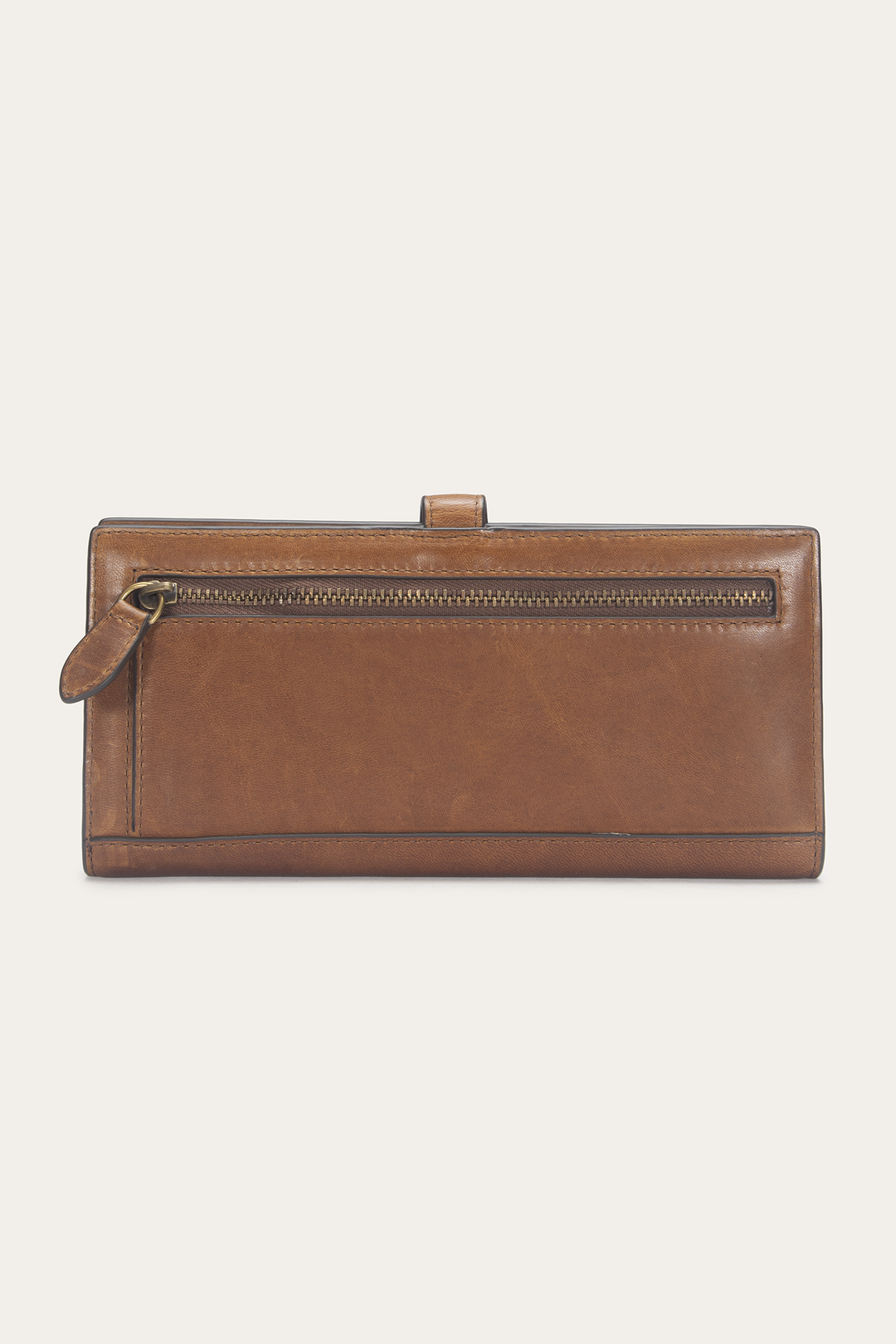 Frye Melissa Slim Wallet Cognac