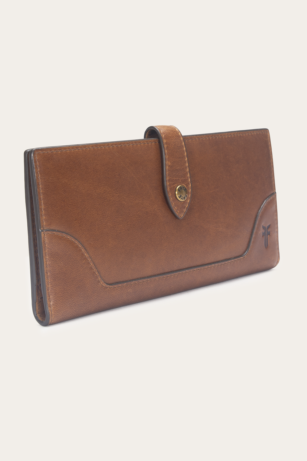 Frye Melissa Slim Wallet Cognac