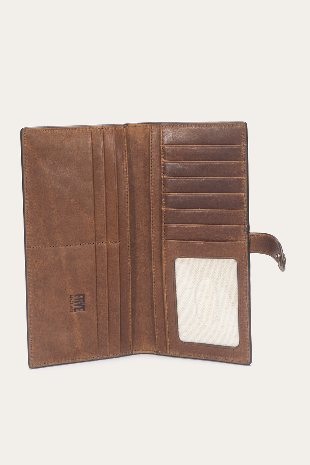 Frye Melissa Slim Wallet Cognac