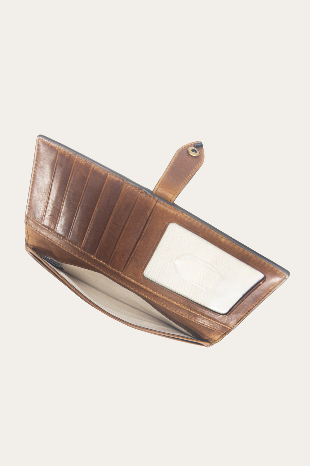 Frye Melissa Slim Wallet Cognac