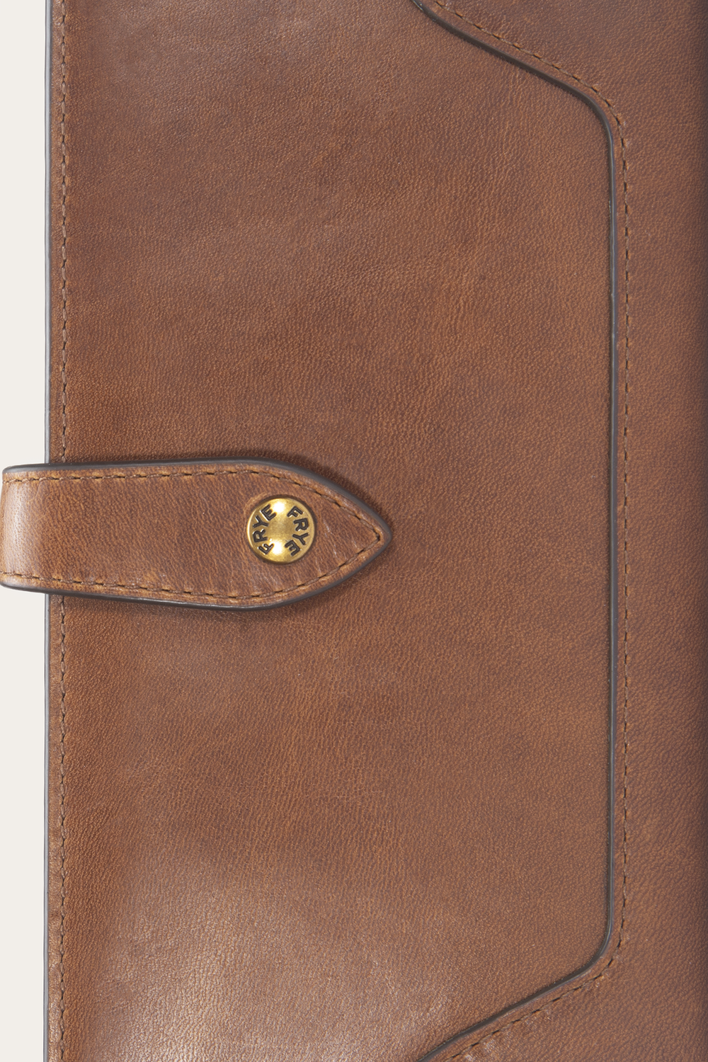 Frye Melissa Slim Wallet Cognac