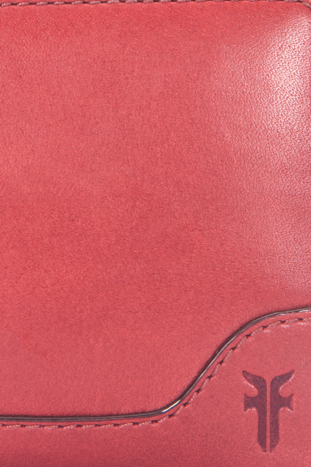 Frye Melissa Burgundy Small Zip Around Burgundy