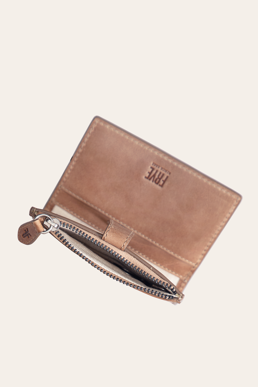 Frye Melissa Beige Coin Purse Beige