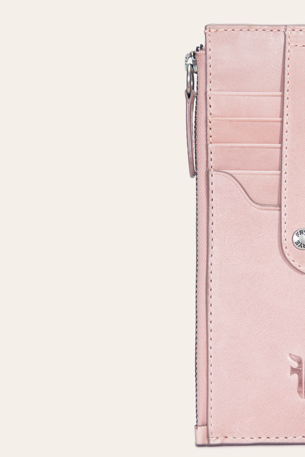 Frye Women's Melissa Snap Card Wallet (Woodrose) Woodrose