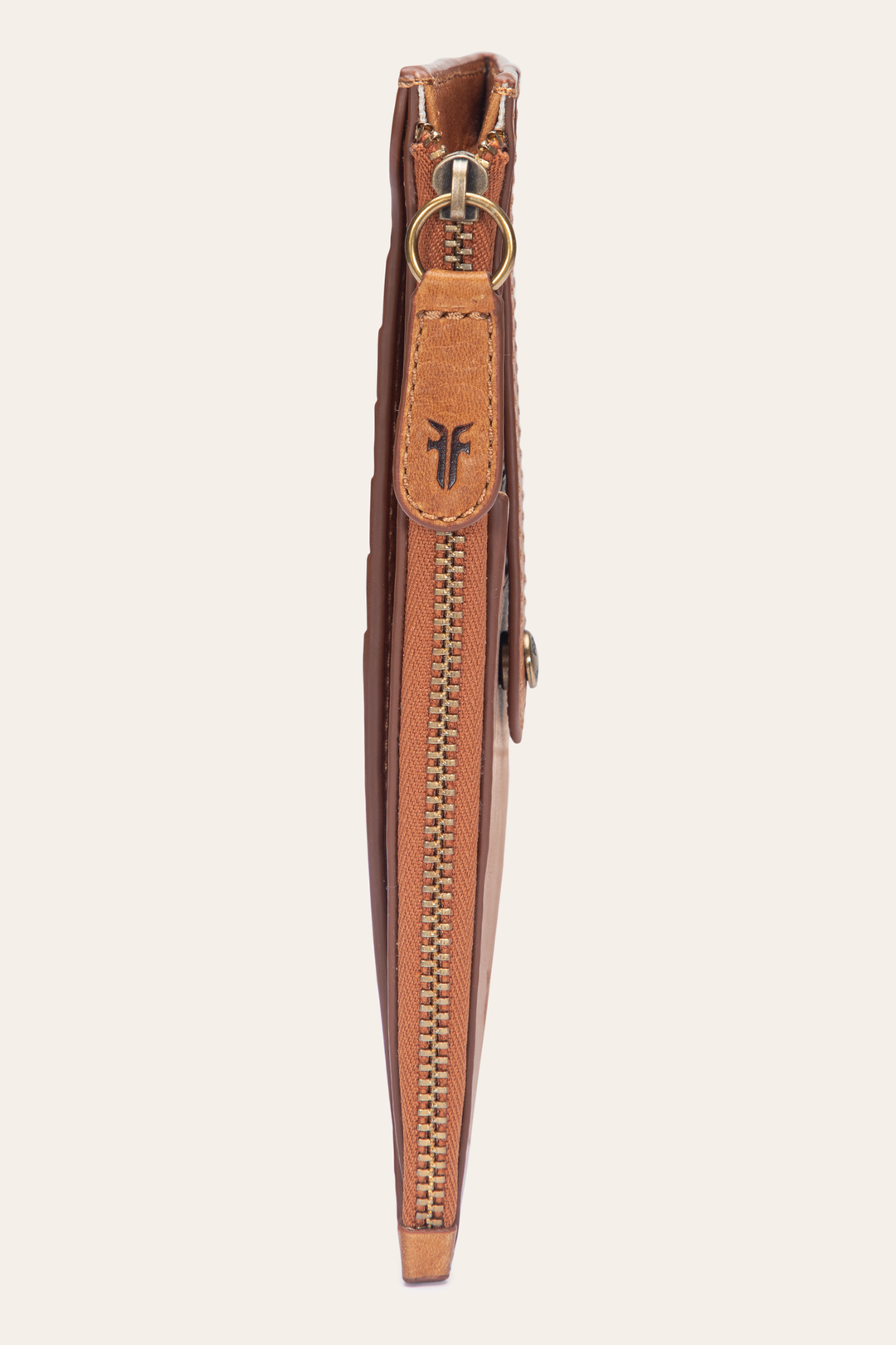 Frye Melissa Burnt Terracotta Snap Card Wallet Burnt Terracotta