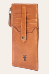 Frye Melissa Burnt Terracotta Snap Card Wallet Burnt Terracotta