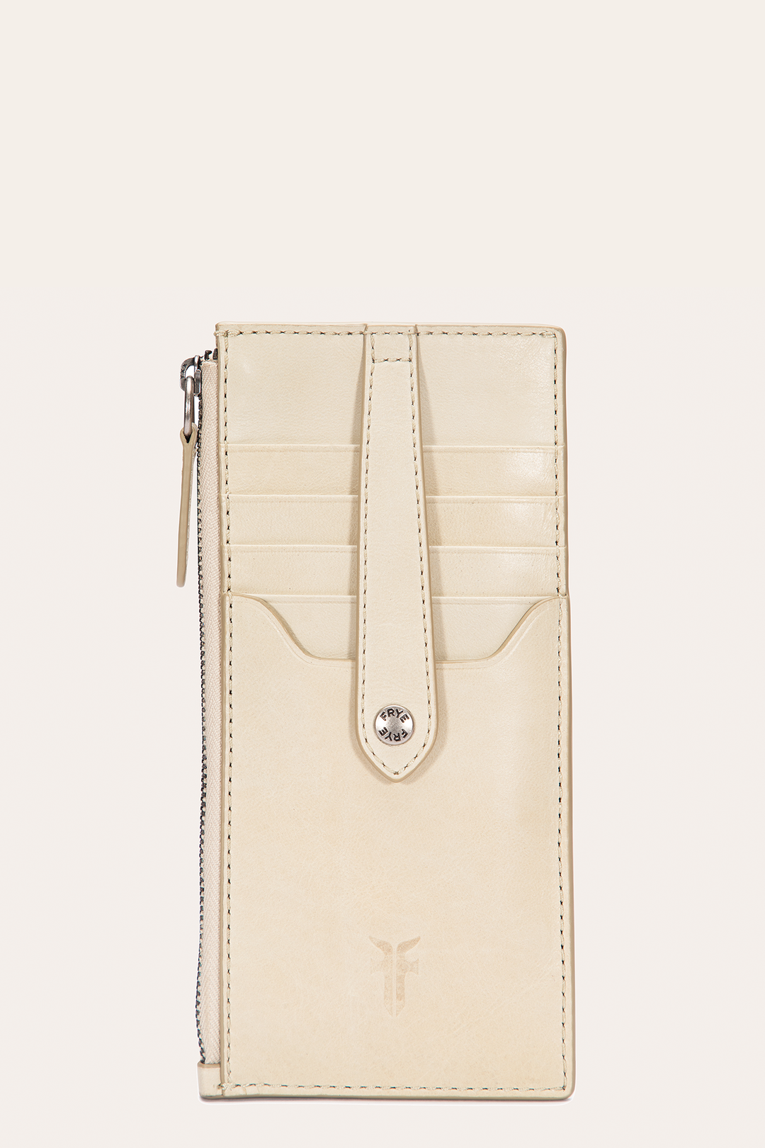 Frye Melissa Oat Snap Card Wallet Oat