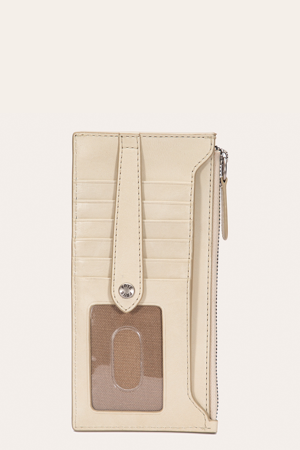Frye Melissa Oat Snap Card Wallet Oat