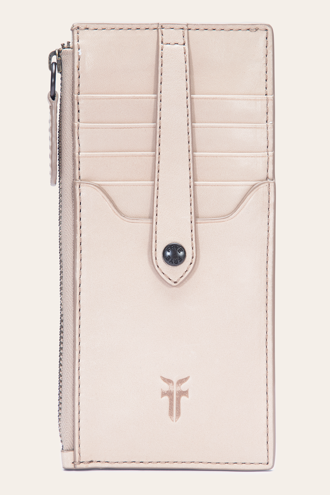 Frye Melissa Nude Snap Card Wallet Nude