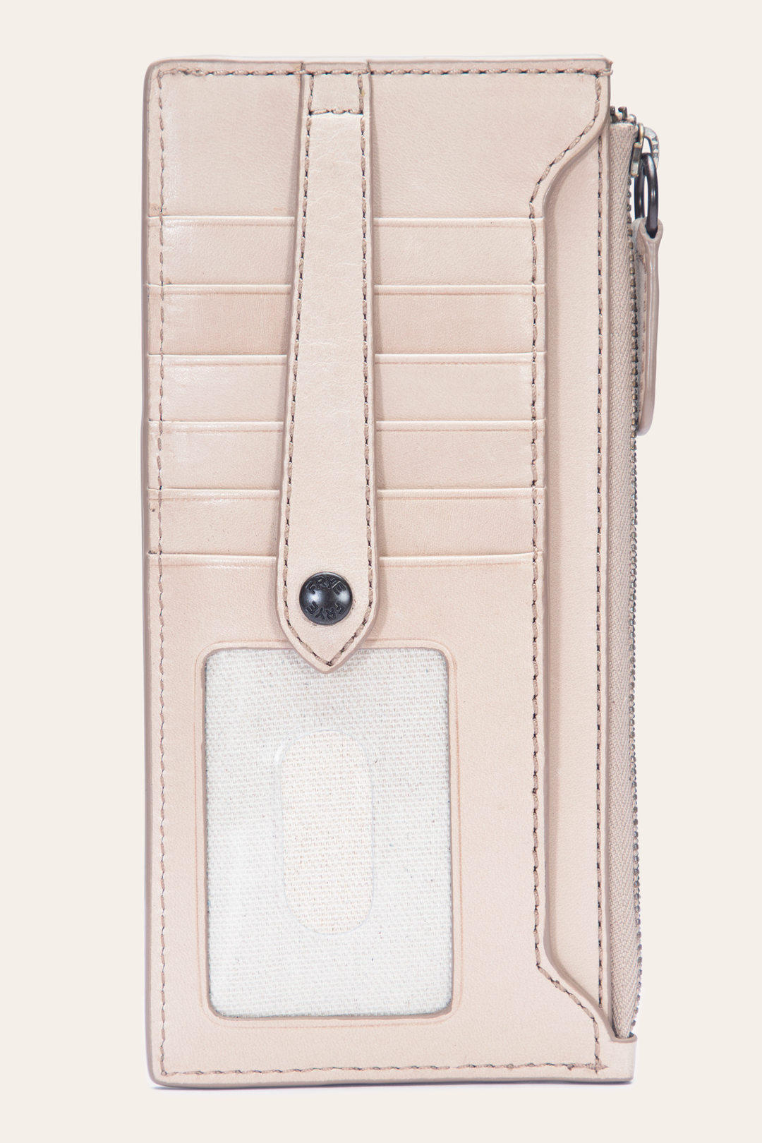 Frye Melissa Nude Snap Card Wallet Nude