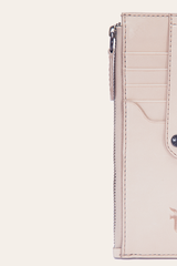 Frye Melissa Nude Snap Card Wallet Nude
